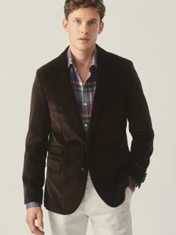 J.McLaughlin Suffolk Corduroy Sport Coat Brown New
