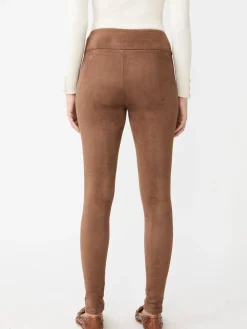 J.McLaughlin Suri Faux Suede Leggings Hazelnut Sale