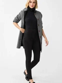 J.McLaughlin Suri Faux Suede Leggings Black Outlet