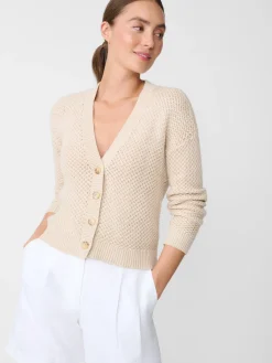 J.McLaughlin Tai Cardigan HeatherOatmeal New