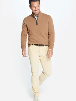 J.McLaughlin Tate Cashmere Sweater LightCoffee Best