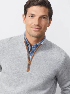 J.McLaughlin Tate Cashmere Sweater LightGray Sale