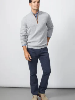 J.McLaughlin Tate Cashmere Sweater LightGray Sale
