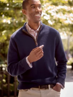 J.McLaughlin Tate Cashmere Sweater ClassicNavy Best