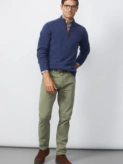 J.McLaughlin Tate Cashmere Sweater DarkDenim Hot