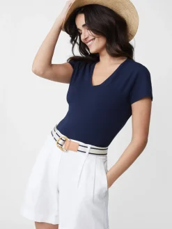 J.McLaughlin Terrine Tee Navy Online