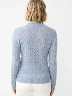 J.McLaughlin Tiler Sweater HeatherBlue Discount