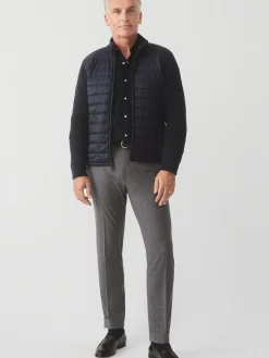 J.McLaughlin Torino Zip Up Navy Sale