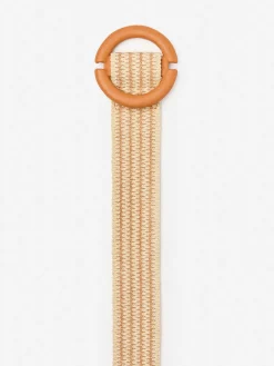 J.McLaughlin Totto Belt in Stripe Vachetta Best