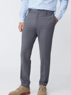 J.McLaughlin Tropical Wool Oxford Pants HeatherCharcoal Fashion