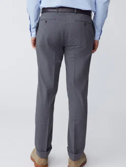 J.McLaughlin Tropical Wool Oxford Pants HeatherCharcoal Fashion