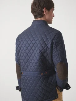 J.McLaughlin Upland Quilted Jacket Navy New