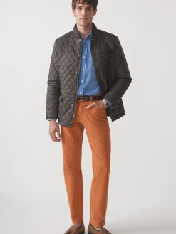 J.McLaughlin Upland Quilted Jacket DarkOlive Best