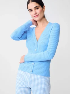 J.McLaughlin Val Cardigan HeavenBlue Best