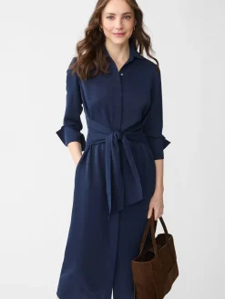J.McLaughlin Valera Dress Navy New