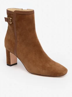 J.McLaughlin Vivvi Suede Ankle Boots ToastedCoconut Hot