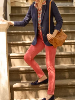 J.McLaughlin Watson Velvet Jeans TeaRose Discount