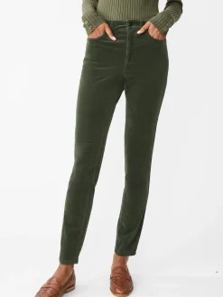 J.McLaughlin Watson Velvet Jeans DarkForest Clearance