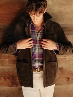 J.McLaughlin Weekender Corduroy Jacket Brown Best