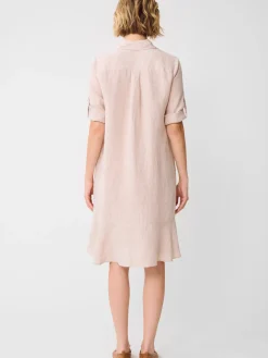 J.McLaughlin Wellesley Linen Dress Tan Sale