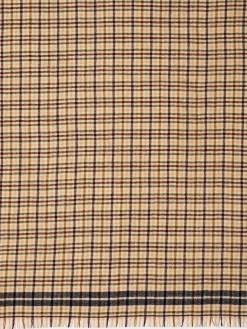 J.McLaughlin Wool Scarf in Plaid Rust/Beige/Cranberry New
