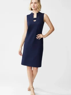 J.McLaughlin Zanna Dress WinterNavy Outlet