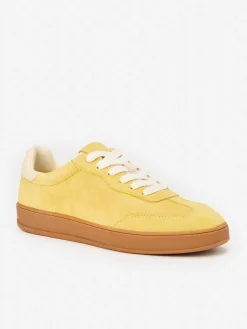 J.McLaughlin Zibby Suede Sneakers Mustard Fashion