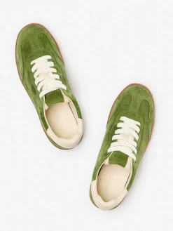 J.McLaughlin Zibby Suede Sneakers Green Best